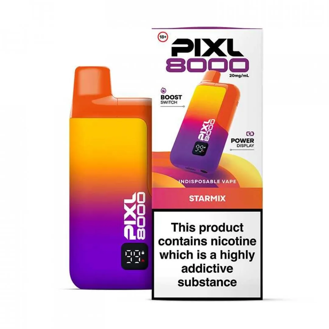 Buy PIXL 8000 Puffs Prefilled Vape Kit | £8.80 - Vape Fair