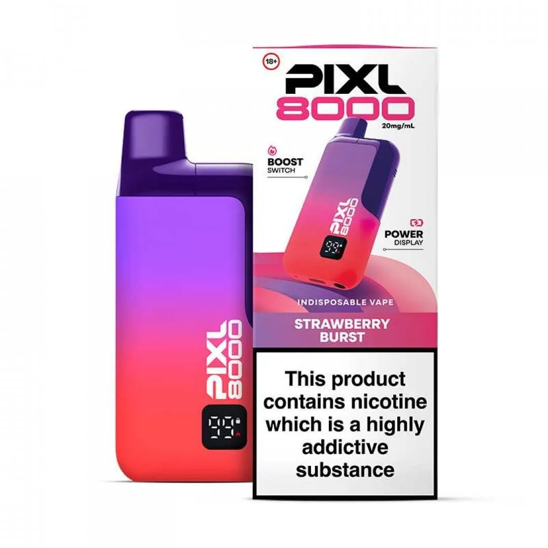 Buy PIXL 8000 Puffs Prefilled Vape Kit | £8.80 - Vape Fair