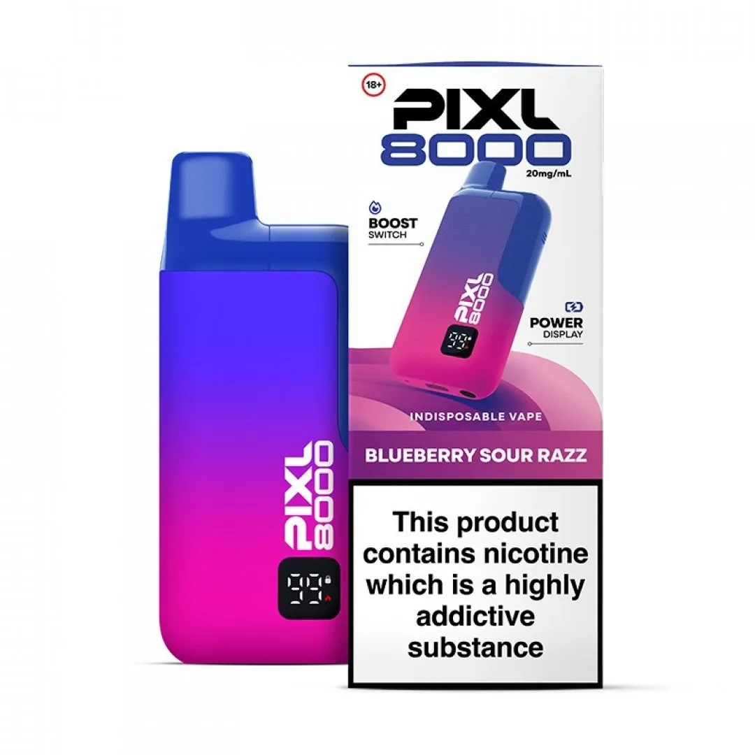 Buy PIXL 8000 Puffs Prefilled Vape Kit | £8.80 - Vape Fair