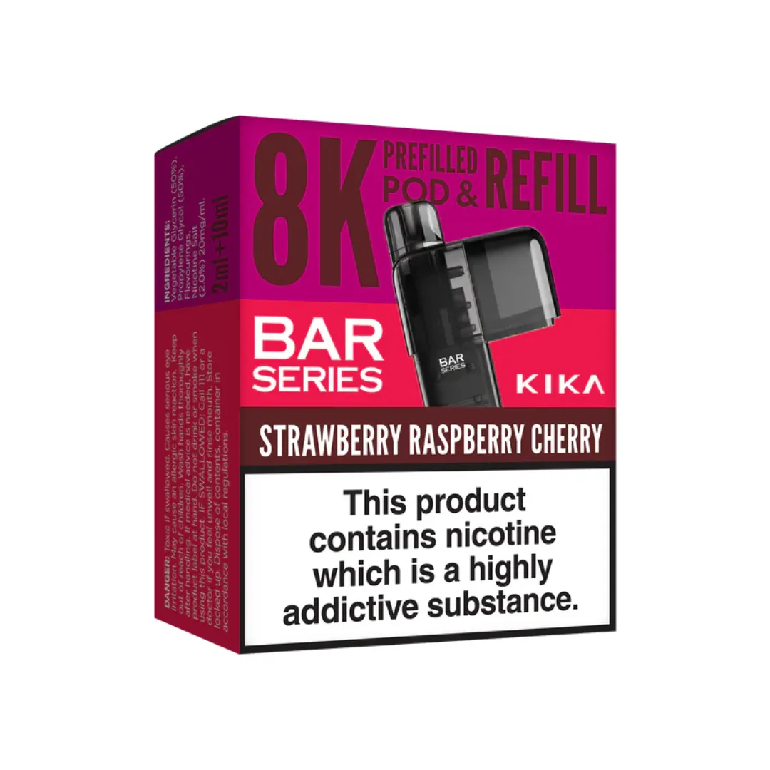 Buy Bar Series Kika 8K Prefilled Pods | £4.29 - Vape Fair