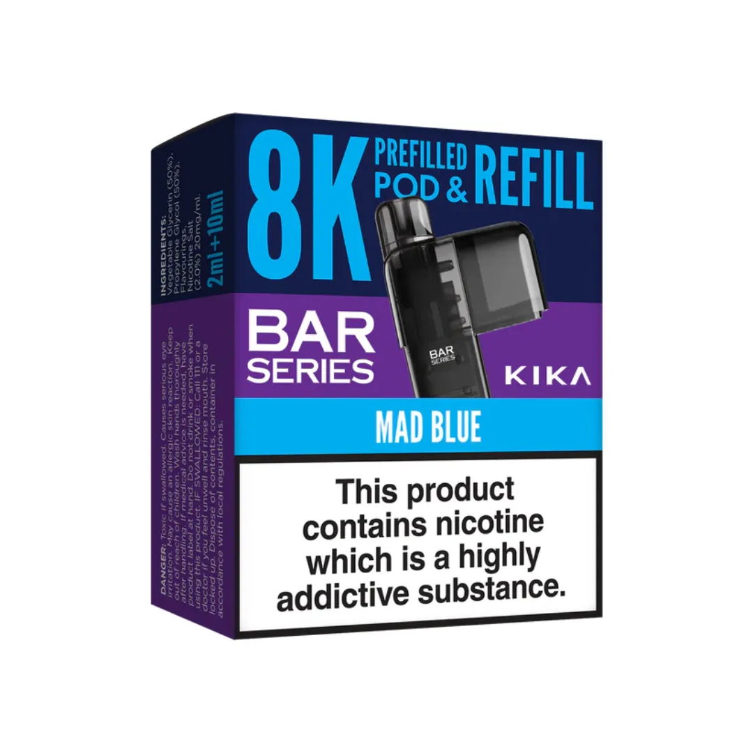 Buy Bar Series Kika 8K Prefilled Pods | £4.29 - Vape Fair
