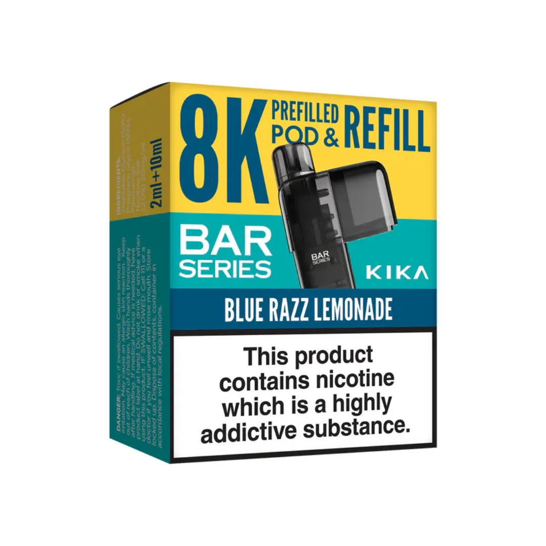 Bar Series Kika 8K Prefilled Pods - 20mg Nicotine