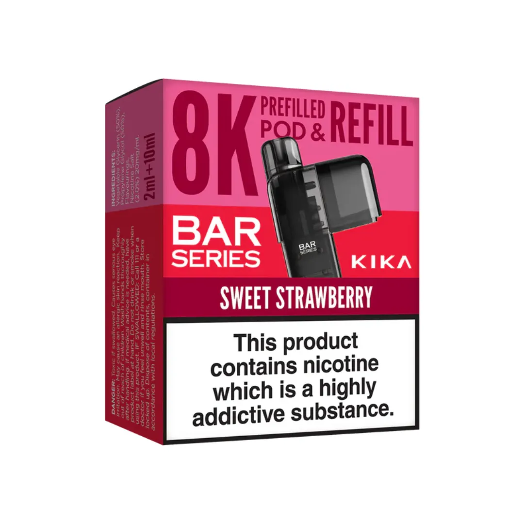 Buy Bar Series Kika 8K Prefilled Pods | £4.29 - Vape Fair
