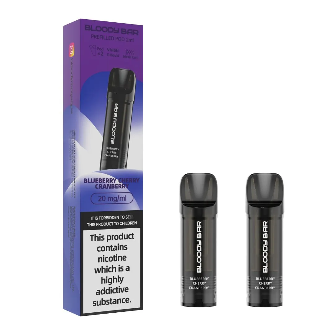 Buy Bloody Bar 5-in-1 Prefilled Pods £4.79 | Vape Fair