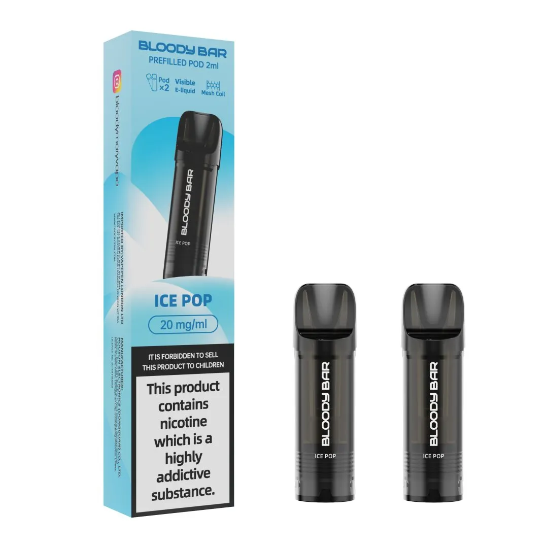 Buy Bloody Bar 5-in-1 Prefilled Pods £4.79 | Vape Fair