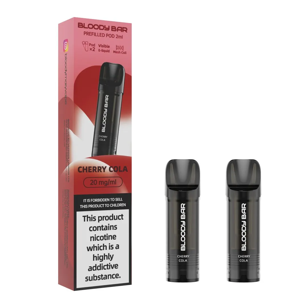 Buy Bloody Bar 5-in-1 Prefilled Pods £4.79 | Vape Fair
