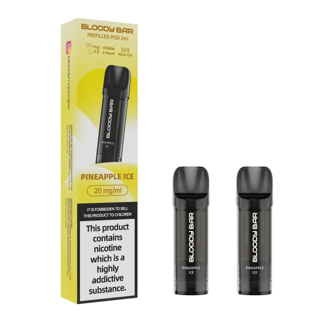 Buy Bloody Bar 5-in-1 Prefilled Pods £4.79 | Vape Fair