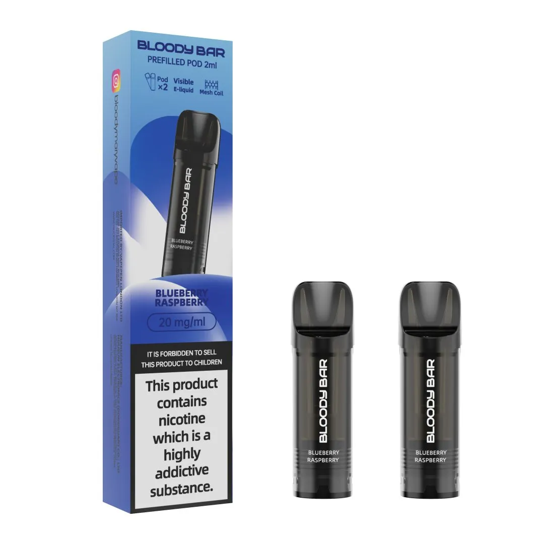 Buy Bloody Bar 5-in-1 Prefilled Pods £4.79 | Vape Fair