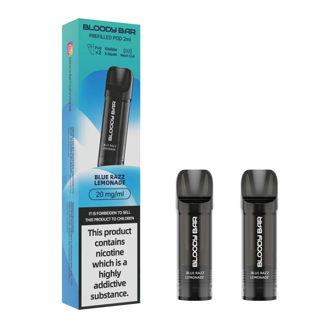 Buy Bloody Bar 5-in-1 Prefilled Pods £4.79 | Vape Fair