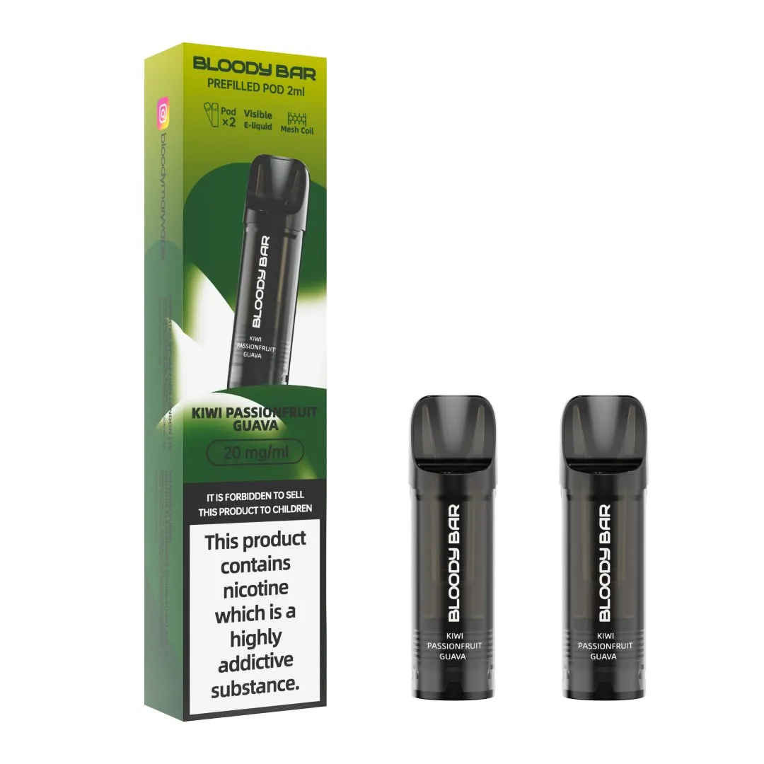 Buy Bloody Bar 5-in-1 Prefilled Pods £4.79 | Vape Fair