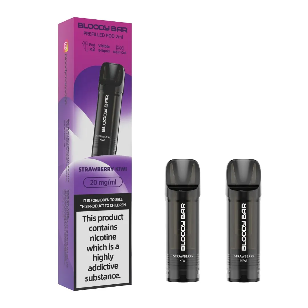 Buy Bloody Bar 5-in-1 Prefilled Pods £4.79 | Vape Fair