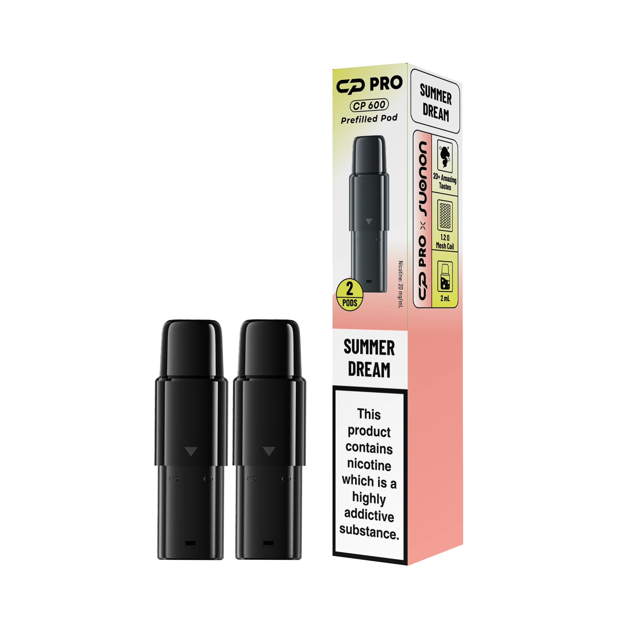Buy Suonon Crystal Pro CP 600 Refill Pods | £3.29 - Vape Fair