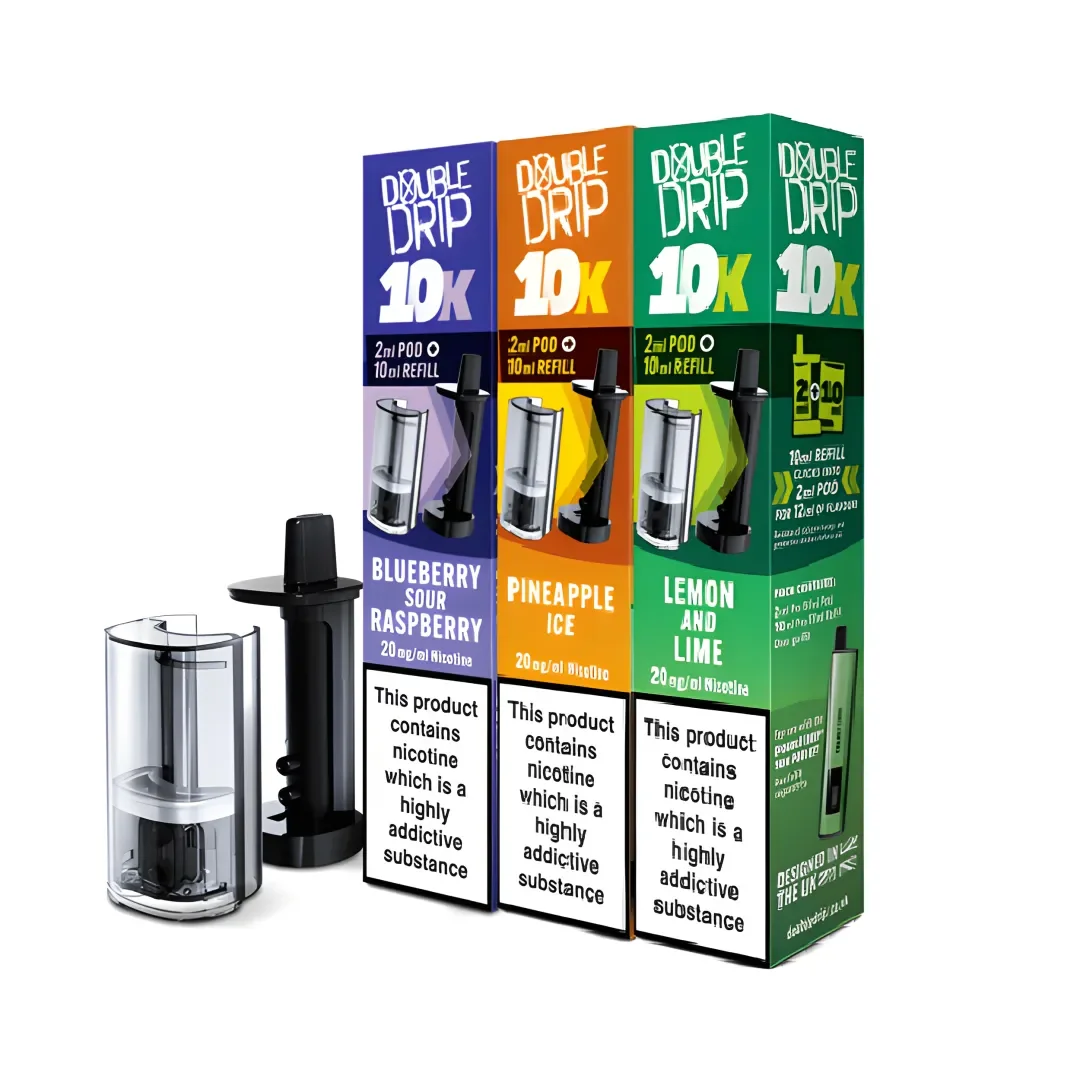 Double Drip 10K Prefilled Pods - Long Lasting Vape Replacement