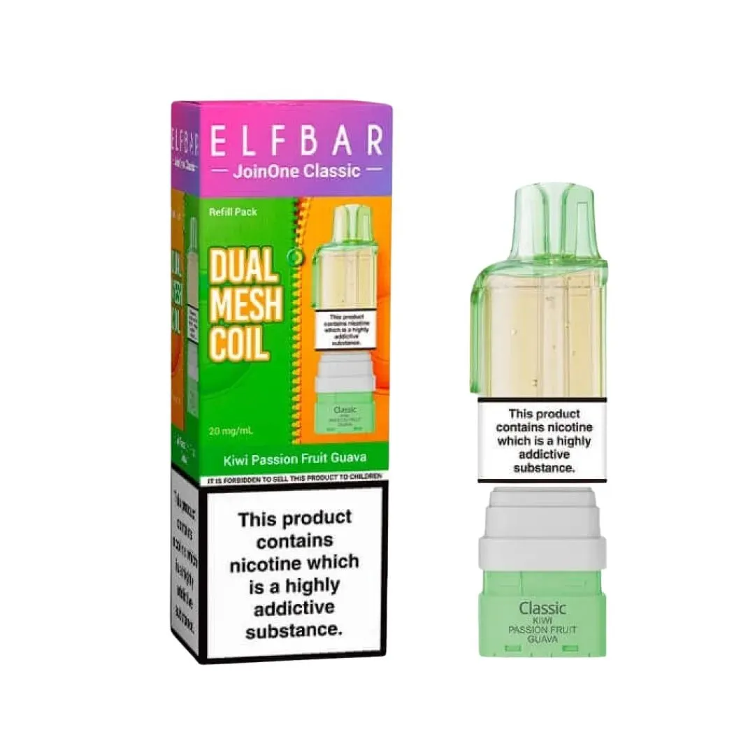 Buy ElfBar JoinOne15 Classic Prefilled Pods | £6.79 - Vape Fair