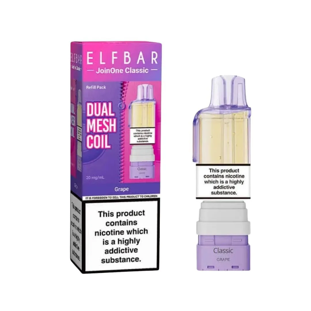 Buy ElfBar JoinOne15 Classic Prefilled Pods | £6.79 - Vape Fair