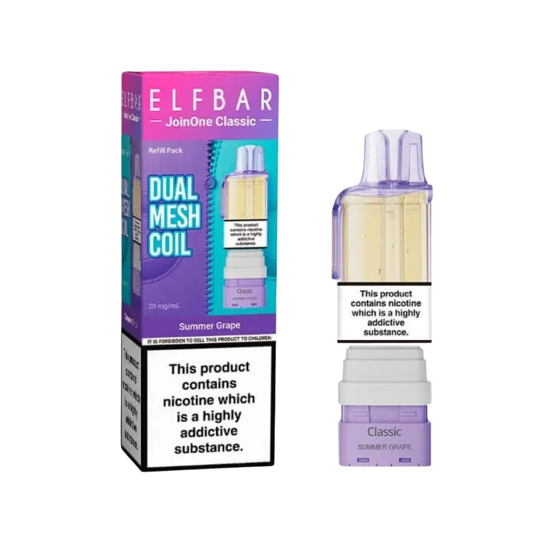 Buy ElfBar JoinOne15 Classic Prefilled Pods | £6.79 - Vape Fair