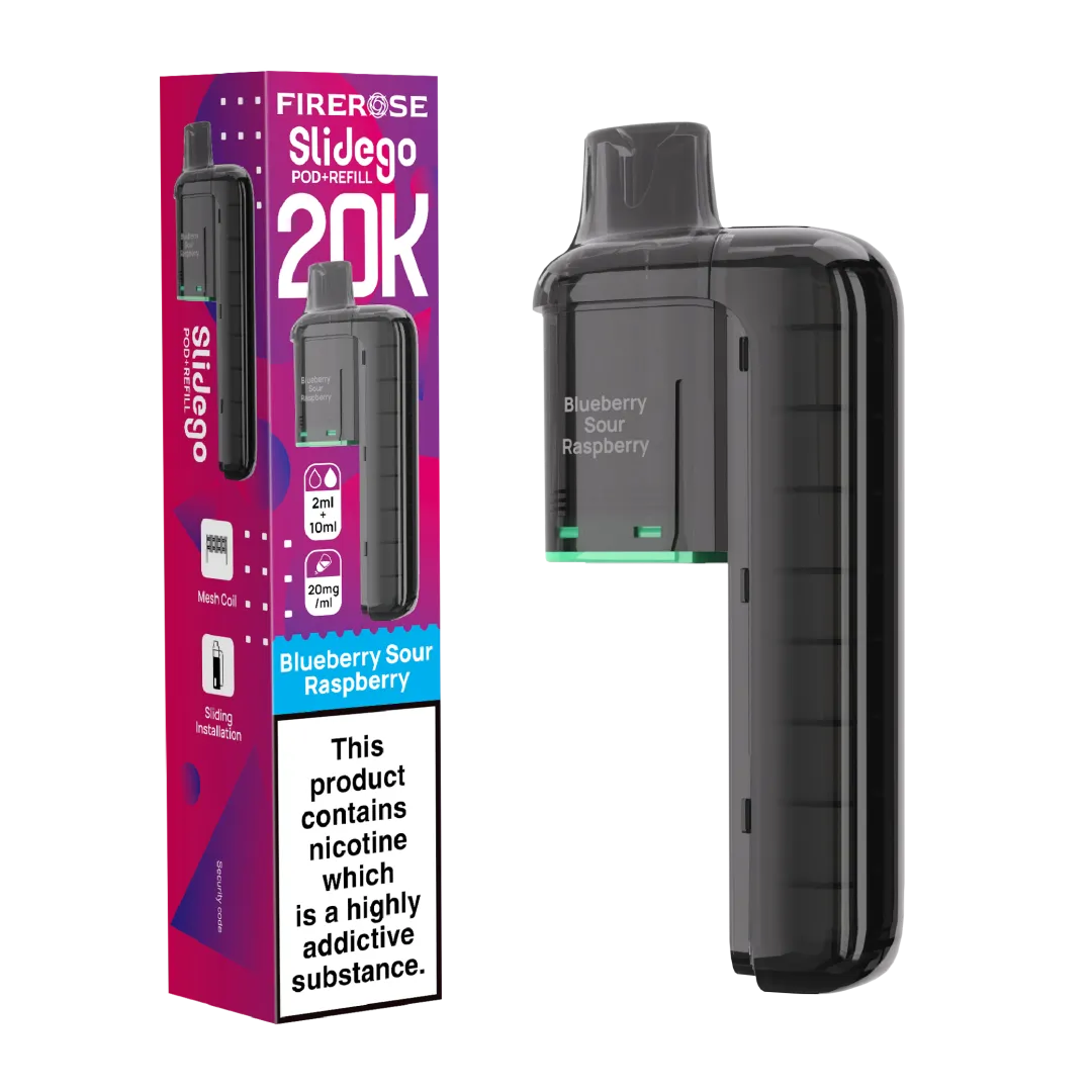 Buy Elux Firerose Slidego 20K Pods | Only £5.79 - Vape Fair