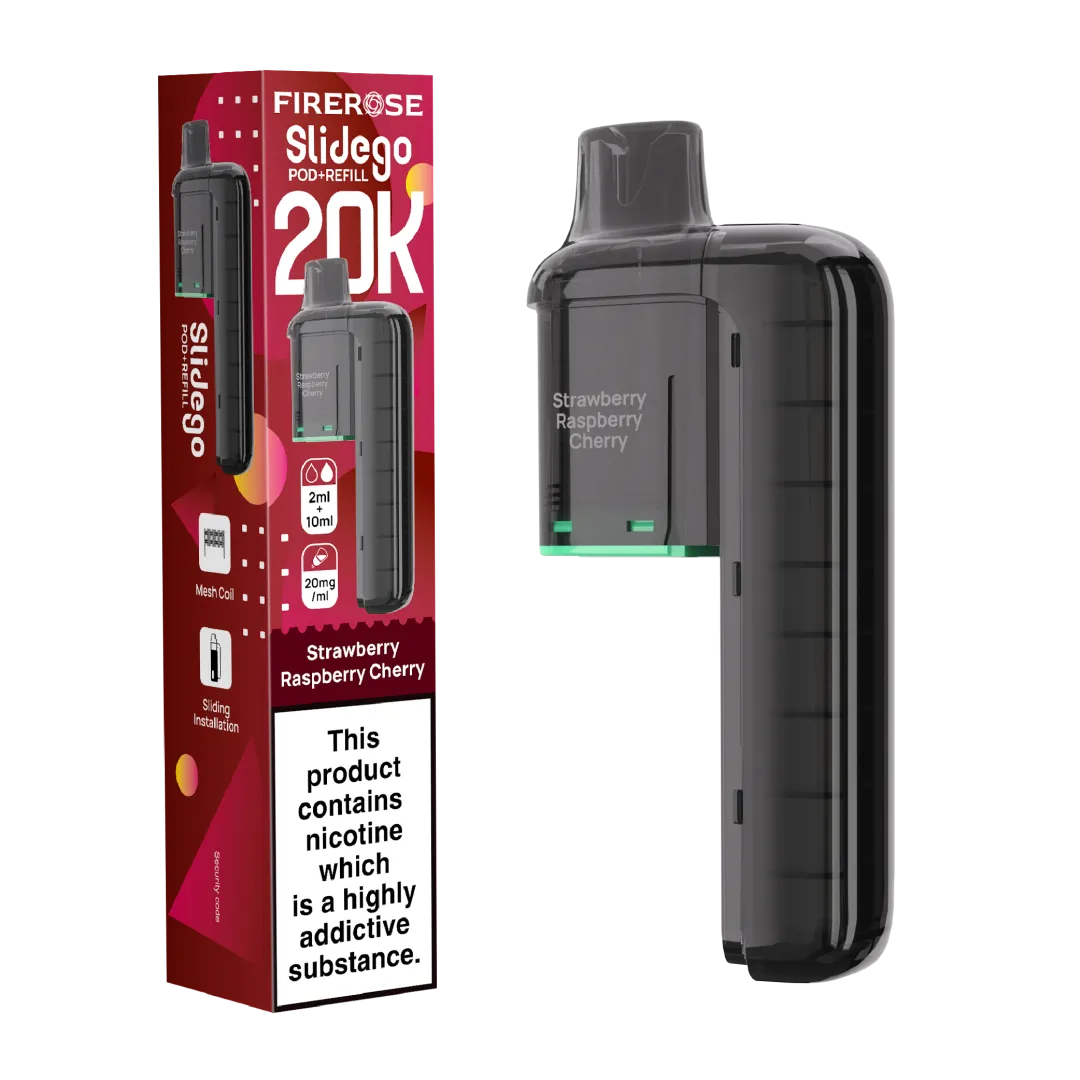 Buy Elux Firerose Slidego 20K Pods | Only £5.79 - Vape Fair