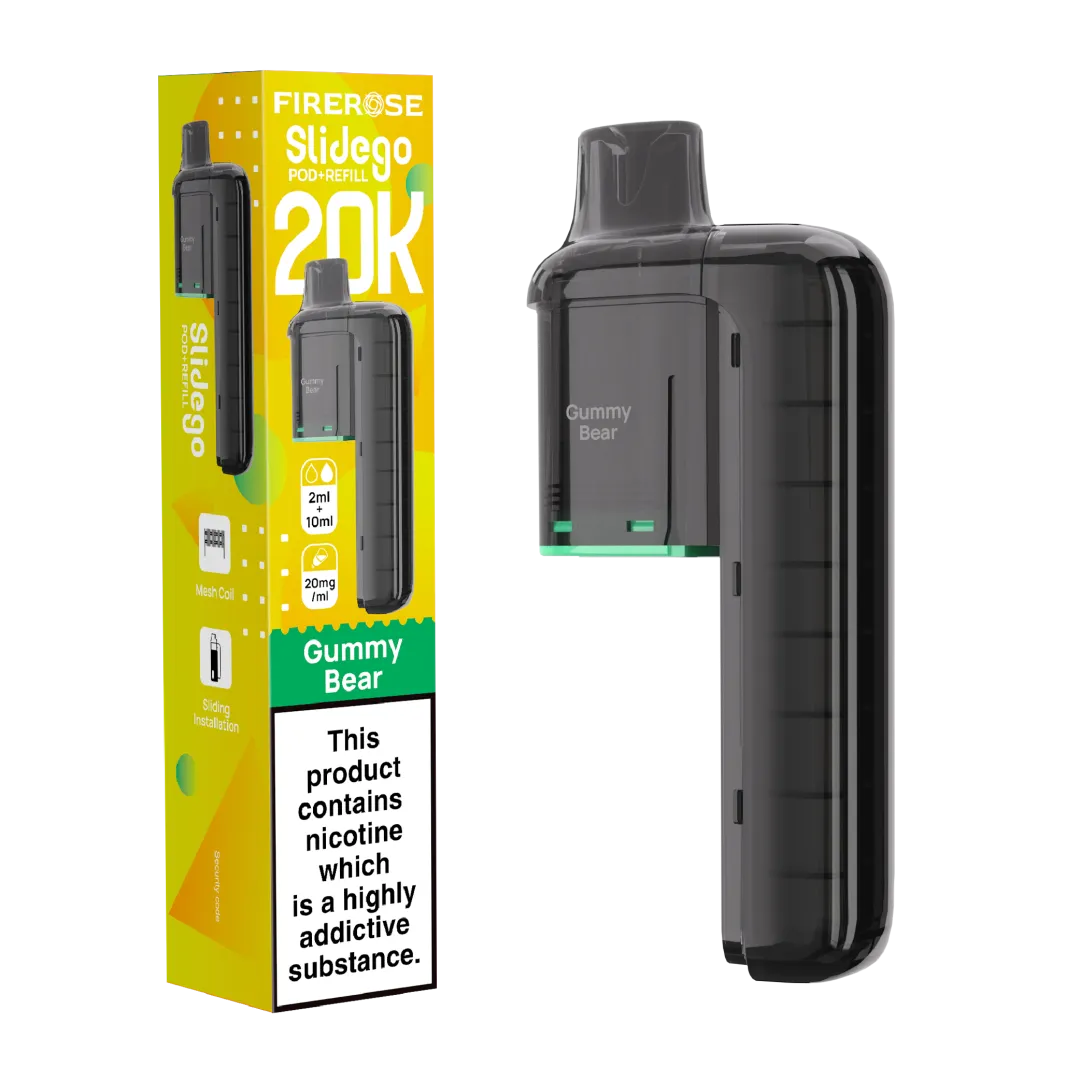 Buy Elux Firerose Slidego 20K Pods | Only £5.79 - Vape Fair