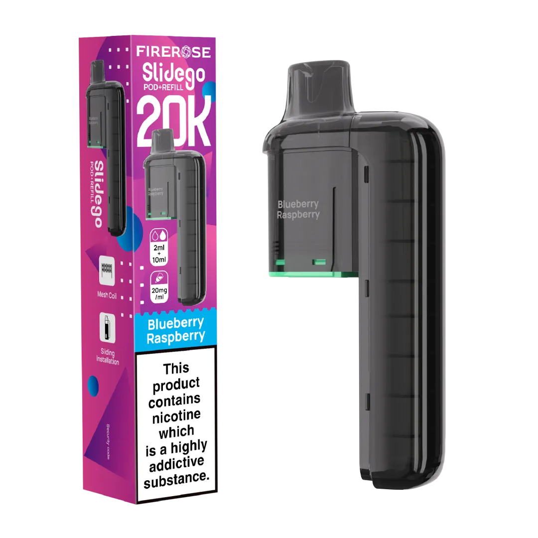 Buy Elux Firerose Slidego 20K Pods | Only £5.79 - Vape Fair