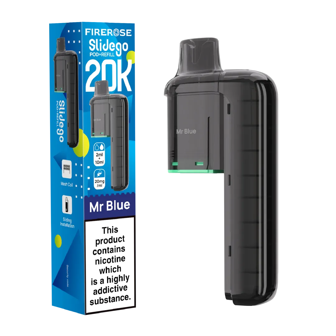 Buy Elux Firerose Slidego 20K Pods | Only £5.79 - Vape Fair