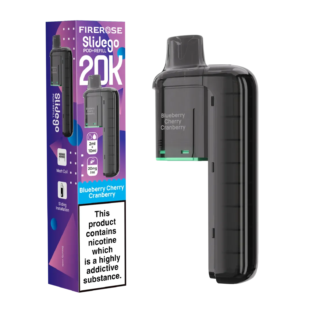 Buy Elux Firerose Slidego 20K Pods | Only £5.79 - Vape Fair
