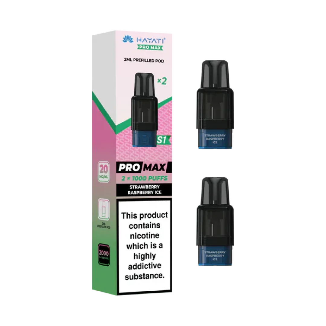 Buy Hayati Pro Max S1 1000 Pods | £4.99 - Vape Fair