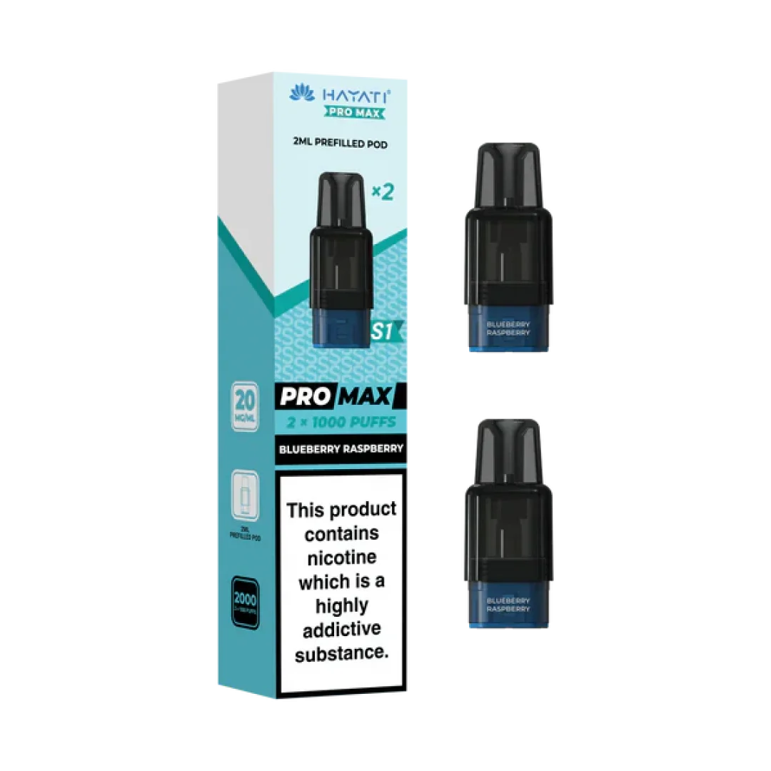 Buy Hayati Pro Max S1 1000 Pods | £4.99 - Vape Fair