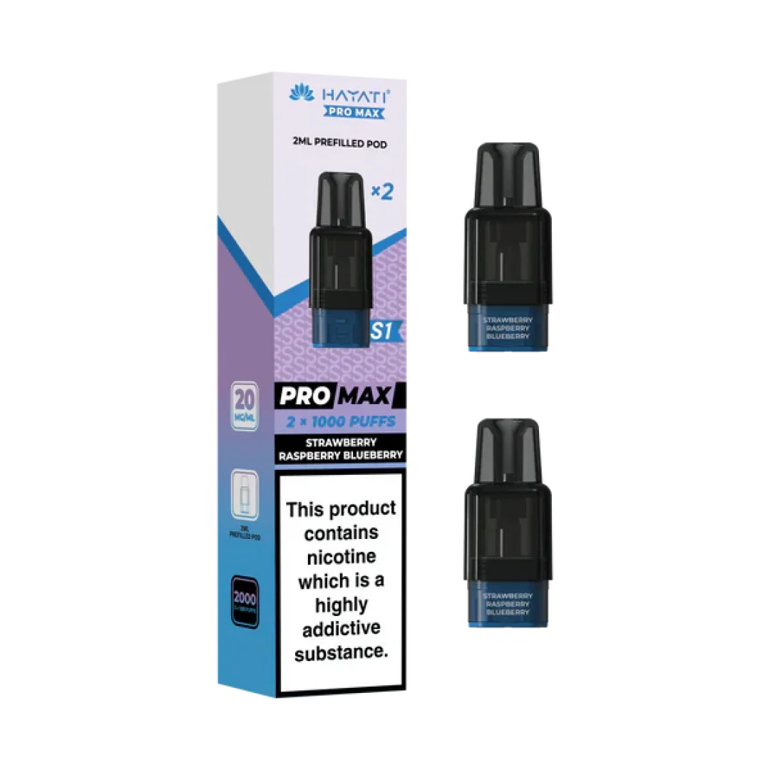 Buy Hayati Pro Max S1 1000 Pods | £4.99 - Vape Fair