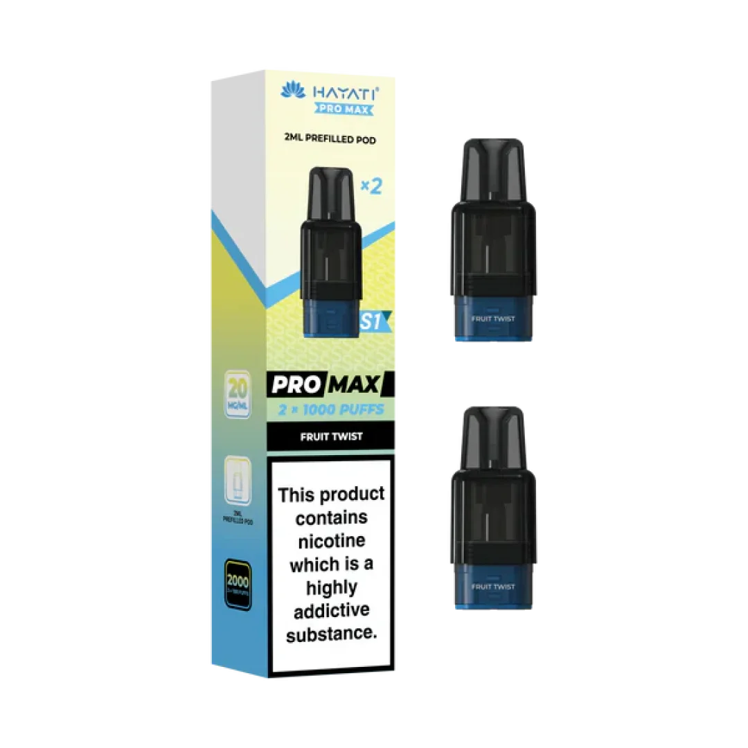 Buy Hayati Pro Max S1 1000 Pods | £4.99 - Vape Fair
