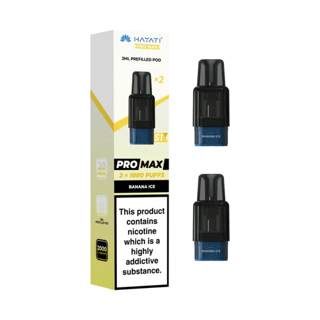 Buy Hayati Pro Max S1 1000 Pods | £4.99 - Vape Fair