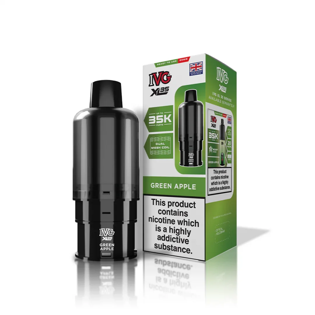 Buy IVG XL 35K Prefilled Refill Pods | £5.79 - Vape Fair