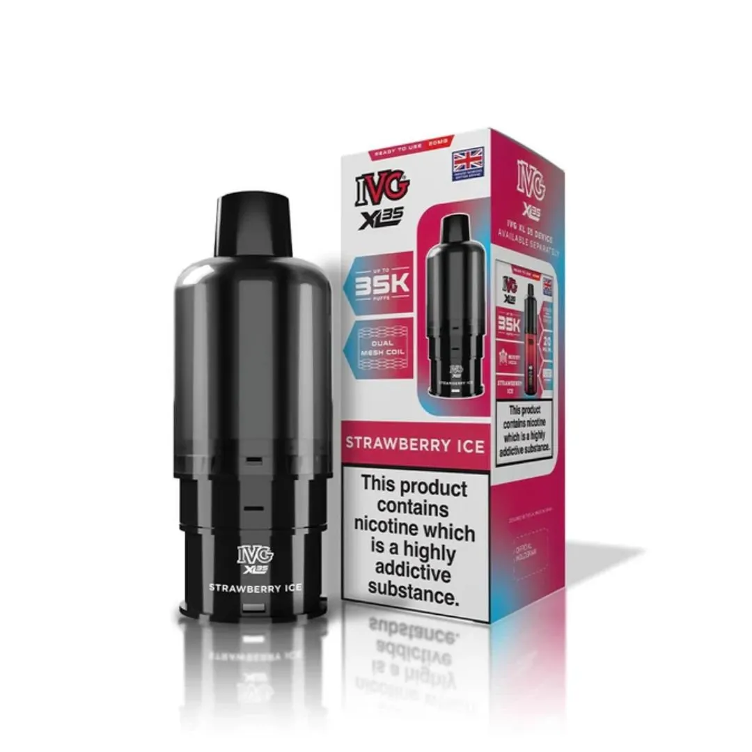Buy IVG XL 35K Prefilled Refill Pods | £5.79 - Vape Fair