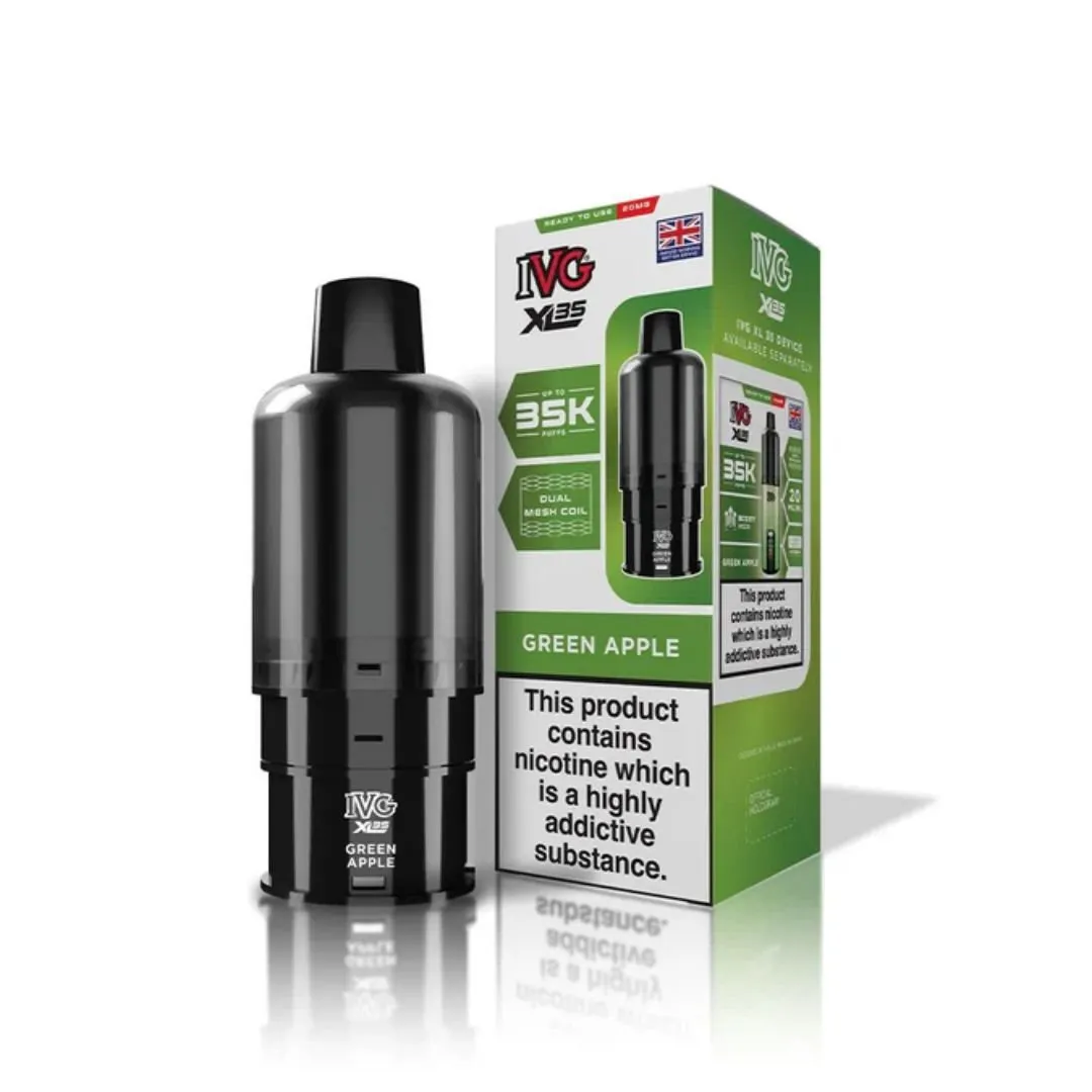 Buy IVG XL 35K Prefilled Refill Pods | £5.79 - Vape Fair