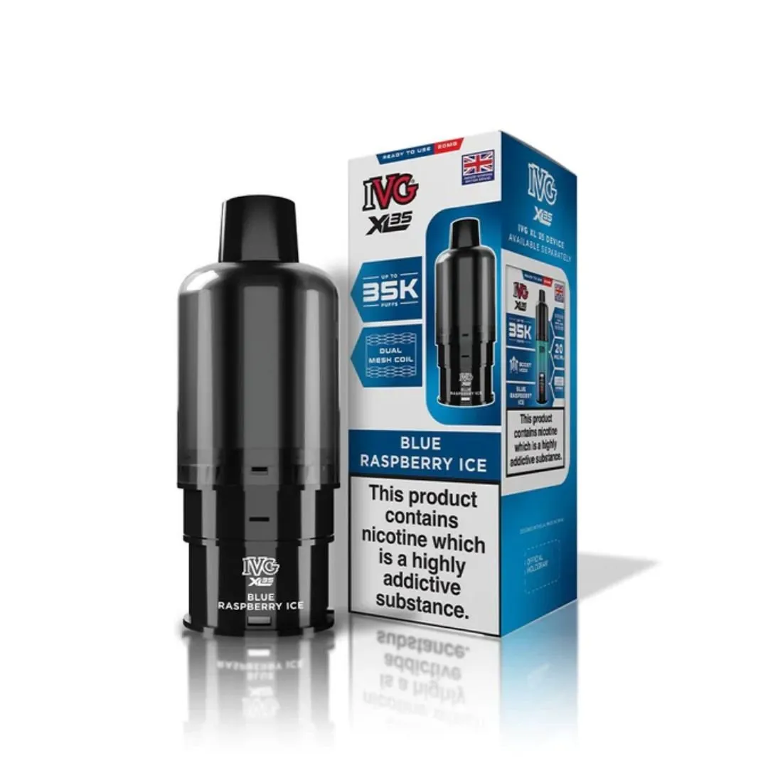 Buy IVG XL 35K Prefilled Refill Pods | £5.79 - Vape Fair