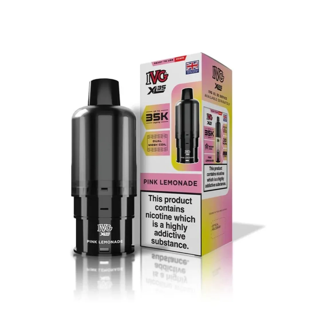 Buy IVG XL 35K Prefilled Refill Pods | £5.79 - Vape Fair