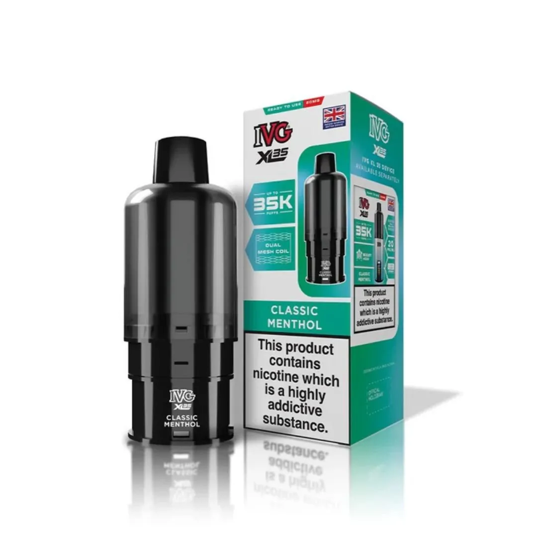 Buy IVG XL 35K Prefilled Refill Pods | £5.79 - Vape Fair
