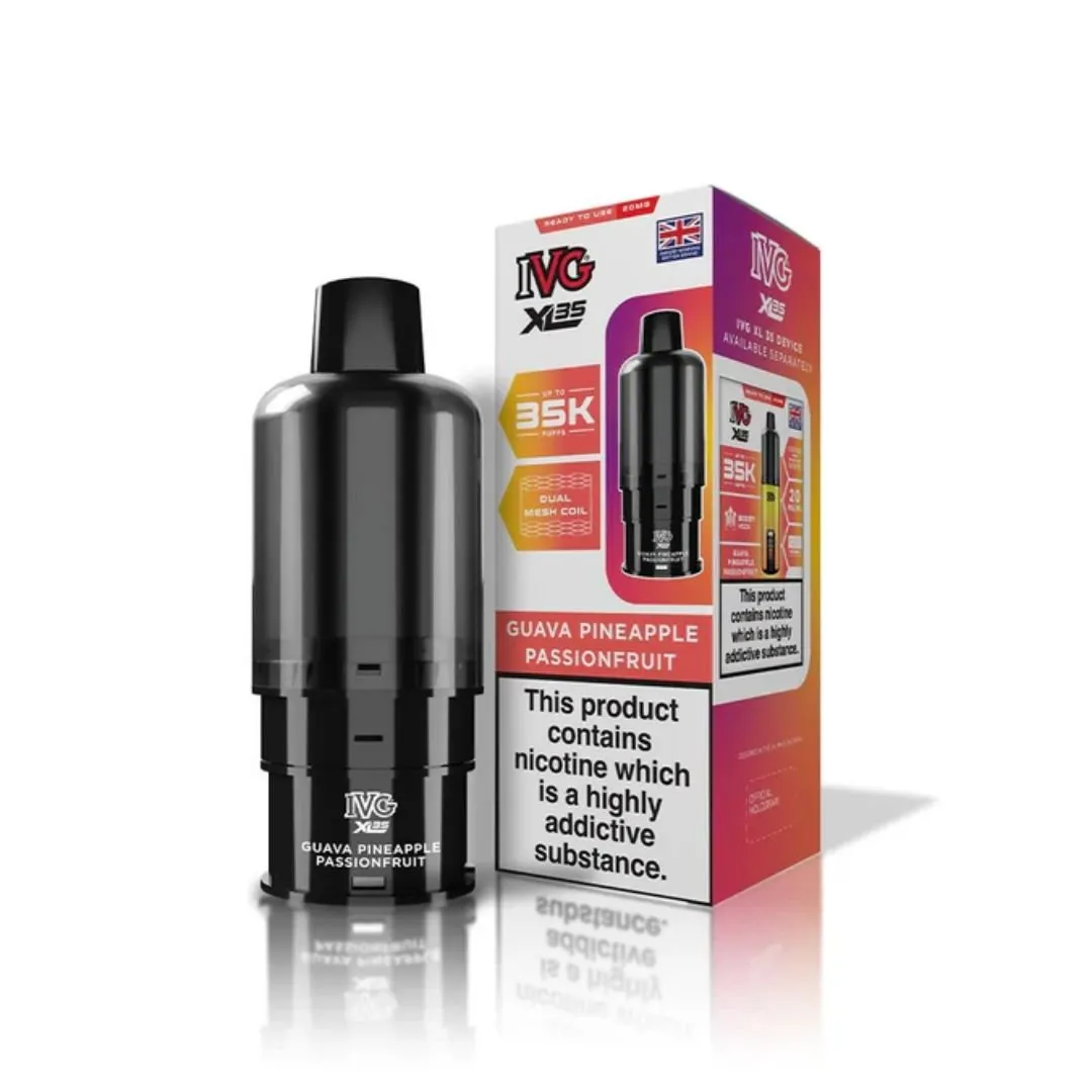 Buy IVG XL 35K Prefilled Refill Pods | £5.79 - Vape Fair