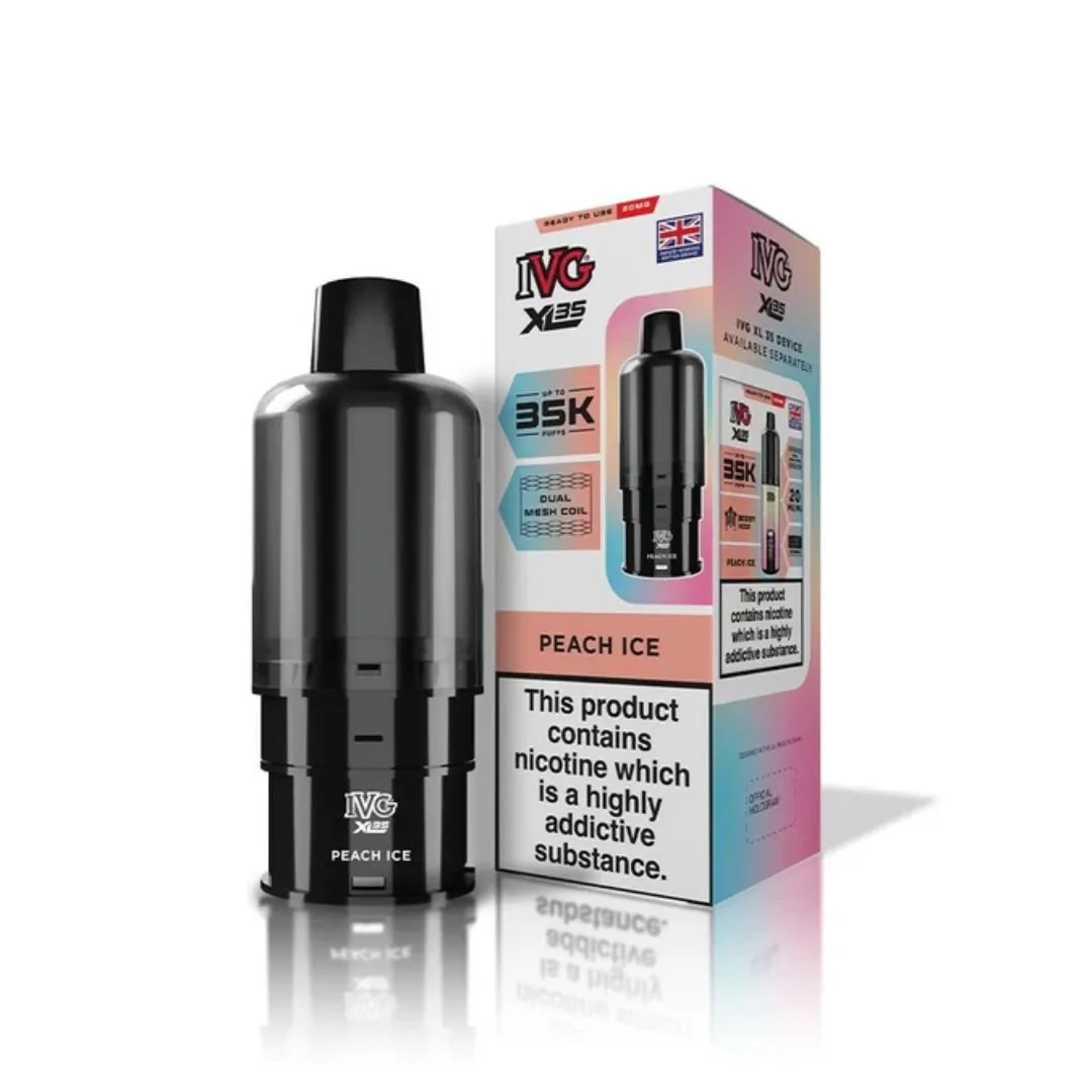 Buy IVG XL 35K Prefilled Refill Pods | £5.79 - Vape Fair