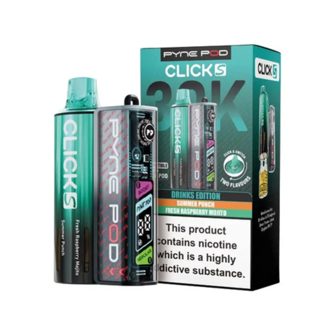 Buy Pyne Pod Click S 30K Kit | £9.49 - Vape Fair