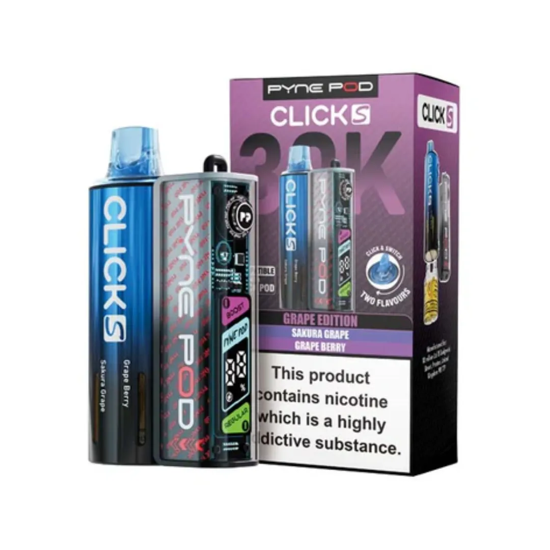Buy Pyne Pod Click S 30K Kit | £9.49 - Vape Fair