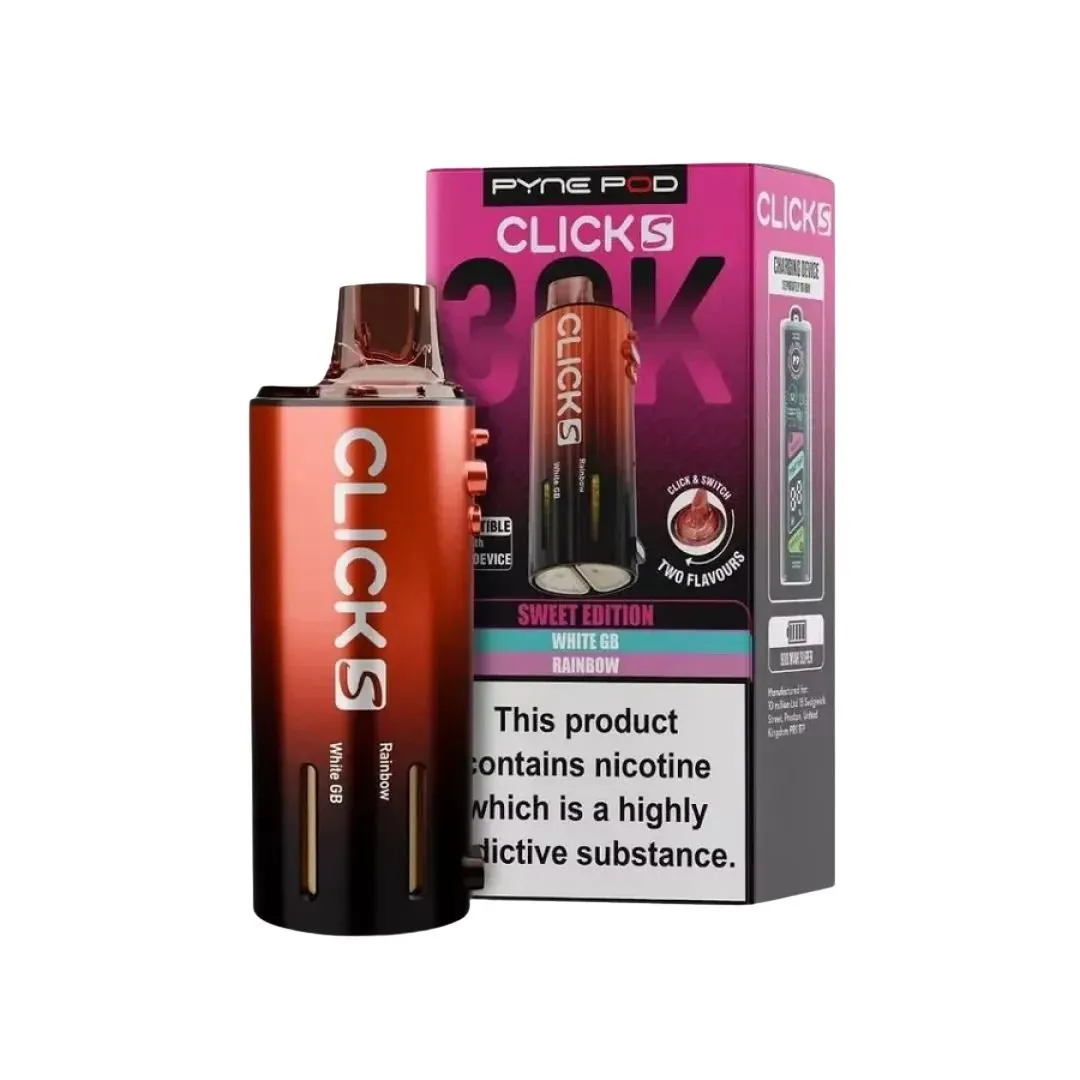 Buy Pyne Pod Click S 30K Pods | £7.40 - Vape Fair