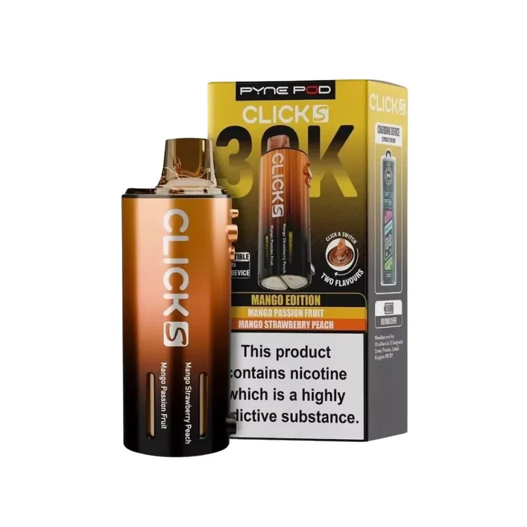 Buy Pyne Pod Click S 30K Pods | £7.40 - Vape Fair