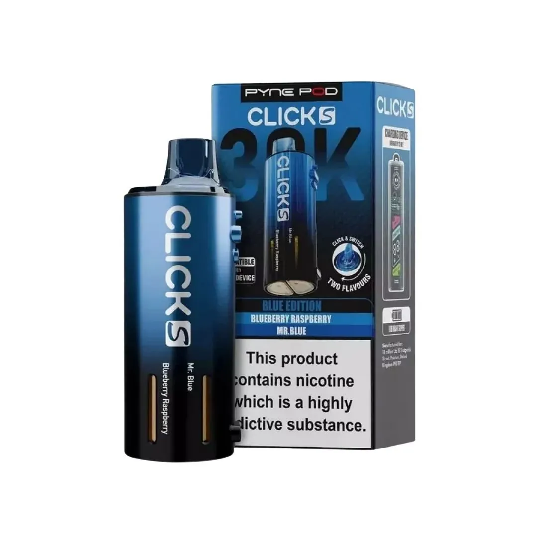 Buy Pyne Pod Click S 30K Pods | £7.40 - Vape Fair