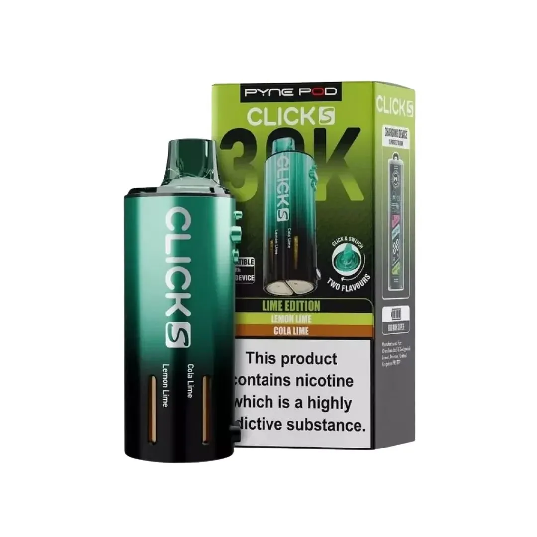 Buy Pyne Pod Click S 30K Pods | £7.40 - Vape Fair