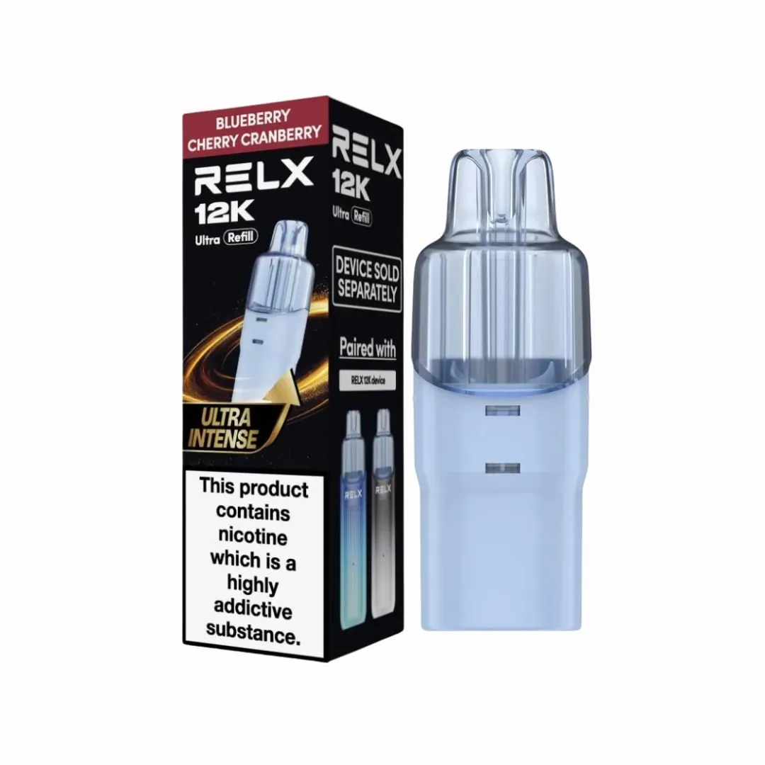 Buy Relx 12K Ultra Prefilled Pods | £5.95 - Vape Fair