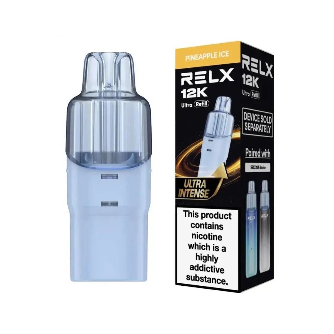 Buy Relx 12K Ultra Prefilled Pods | £5.95 - Vape Fair