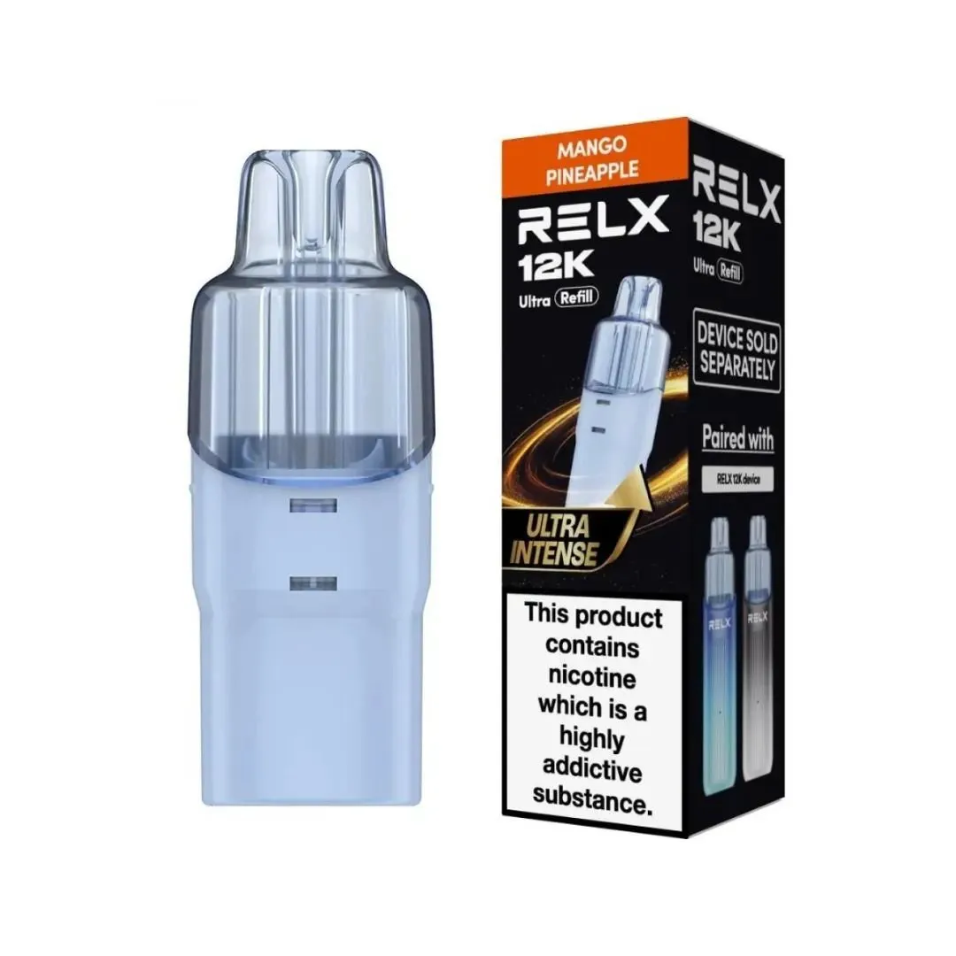 Buy Relx 12K Ultra Prefilled Pods | £5.95 - Vape Fair