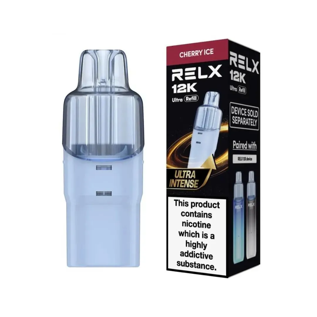 Buy Relx 12K Ultra Prefilled Pods | £5.95 - Vape Fair