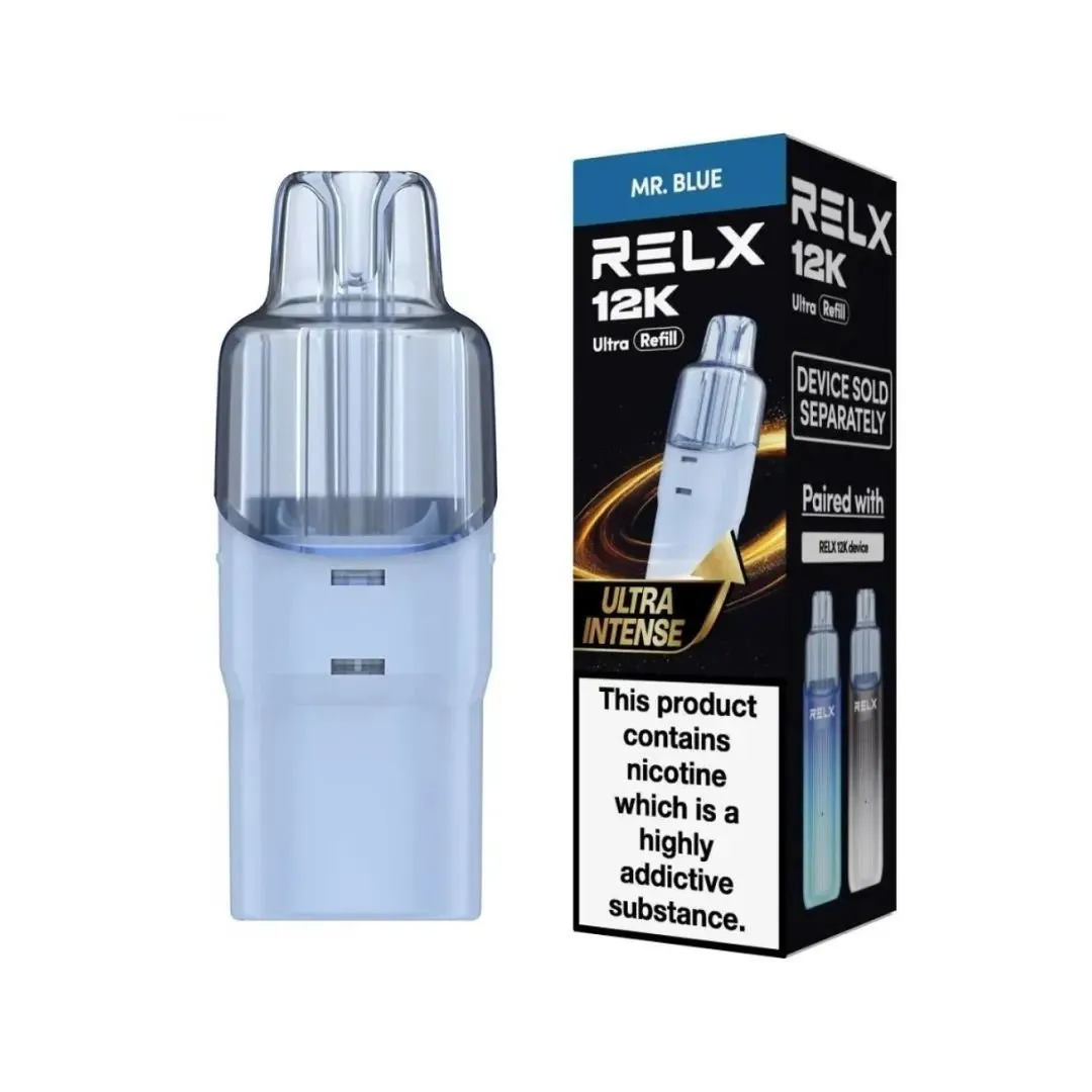 Buy Relx 12K Ultra Prefilled Pods | £5.95 - Vape Fair